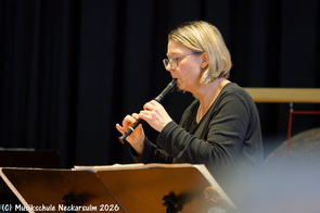 Andrea Buchert-Kwasnitza liefert eine virtuose Passage ab.